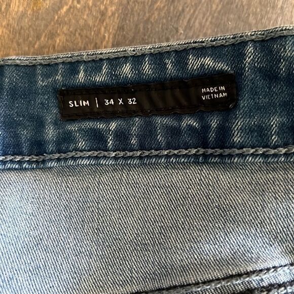 PacSun Light Stacked Skinny Mens Jeans 34x32 - Picture 7 of 13